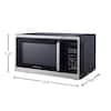 Farberware 0.9 cu. ft. 900-Watt Countertop Microwave Oven in Stainless  Steel FM09SS - The Home Depot