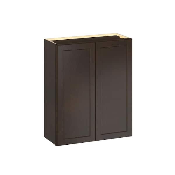 Emerson Cocoa Wall 2 Door Ready to Assemble Kitchen Cabinet (30 in. W x 36 in. H x 12 in. D)