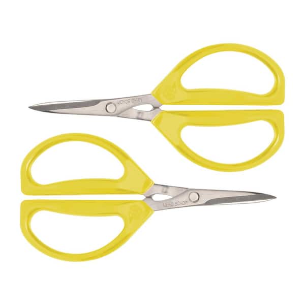 Stainless Steel Kitchen Shears with yellow handles (Set of 2)