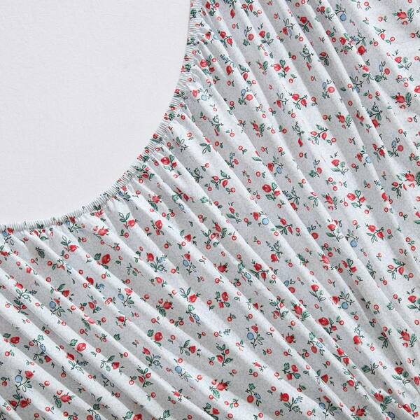 Laura Ashley Aylesmore Ditsy Floral 3-Piece Red/Light Blue Percale