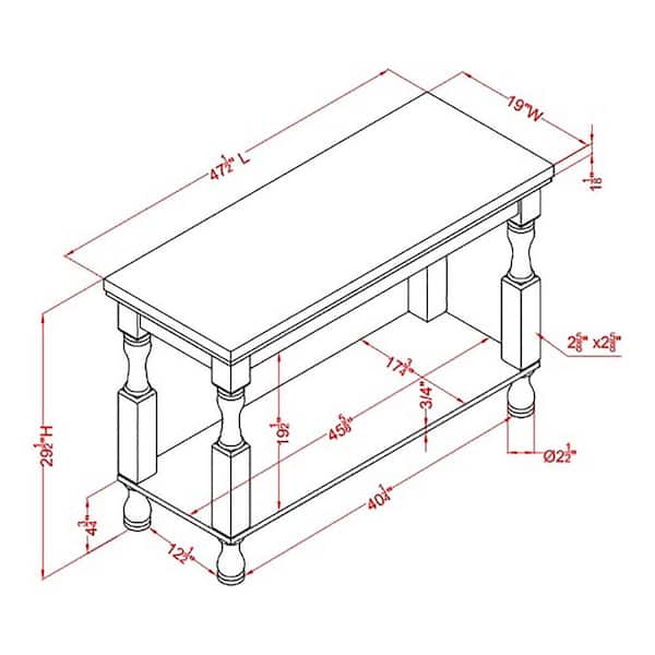 SINOFURN White 3-Shelf Office Cabinet