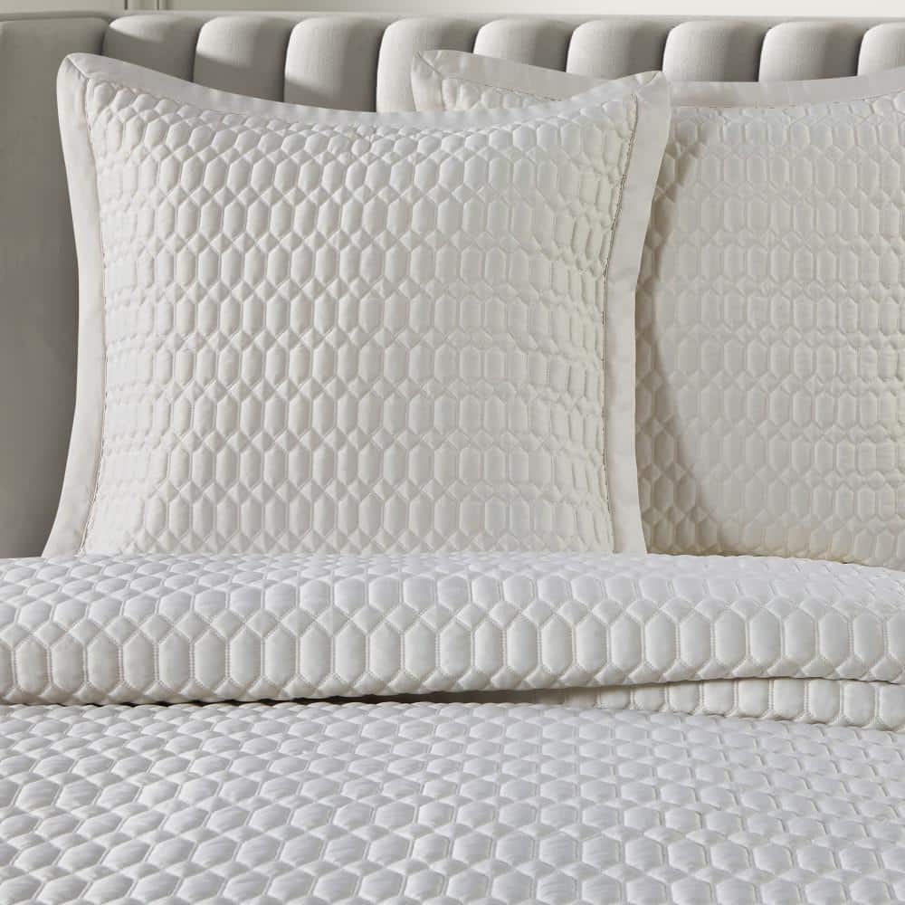 Five Queens Court Blanchard Brilliance Euro Quilted Sham