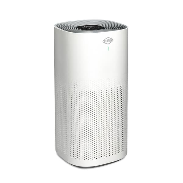 2200 sq. ft. True HEPA Personal Air Purifier in White with UV-C Light