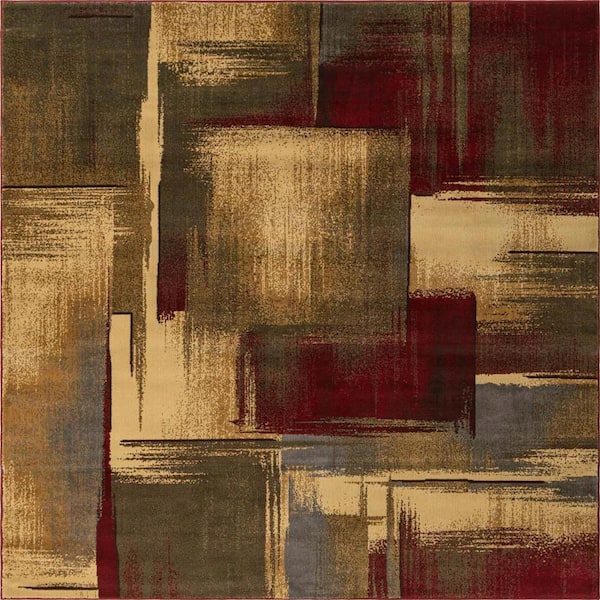 Unique Loom Barista Timor Multi 8 ft. x 8 ft. Area Rug 3154160 - The ...