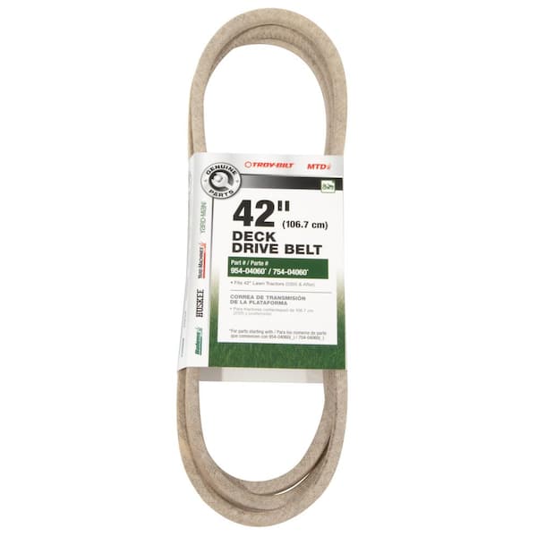 MTD Genuine Factory Parts Original Equipment Deck Drive Belt for Select 42 in. Front Engine Riding Lawn Mowers OE# 954-04060