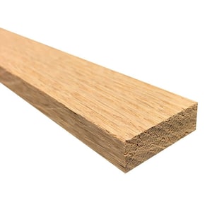 1/2 in. x 2 in. x 4 ft. Hobby Board Kiln Dried S4S Oak Board (20-Piece)