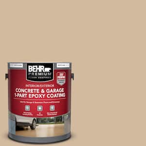 1 gal. #S280-3 Practical Tan Self-Priming 1-Part Epoxy Satin Interior/Exterior Concrete and Garage Floor Paint