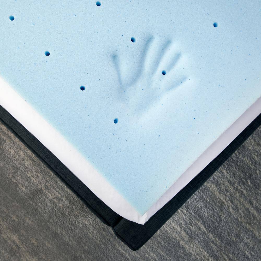 Twin 3" Gel-Infused Memory Foam Mattress Topper