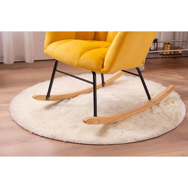 Rocking chair on online carpet