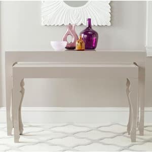 Beth 2-Piece 51 in. Taupe Standard Rectangle Wood Console Table Set with Nesting