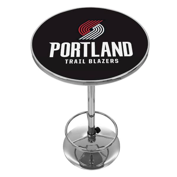 Trademark NBA Portland Trail Blazers Chrome Pub/Bar Table