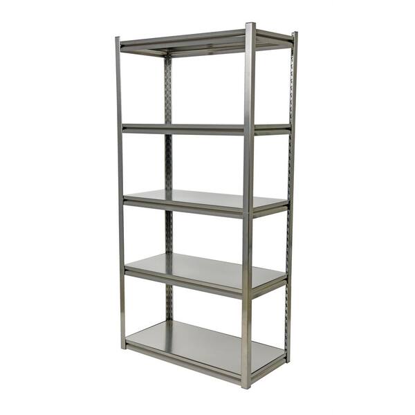 Solid Stainless Steel Shelving - 36 x 18 x 72