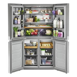 19.4 cu. ft. 36 in. W Counter-Depth 4-Door Refrigerator with PrintShield Finish