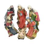 19 in. Large Scale Holy Family and Three Kings Religious Christmas Nativity Statues (6-Piece)