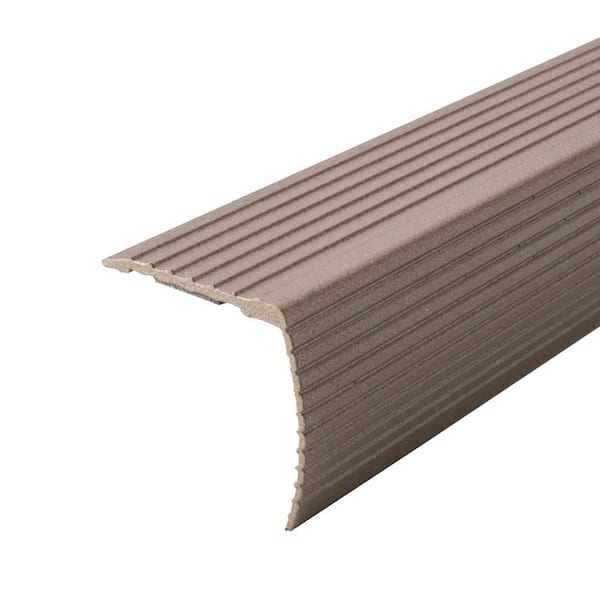 M-D 1.22-in x 36-in Satin Nickel Stair Edging M-D 1.22-in x 36-in Satin Nickel Stair Edging