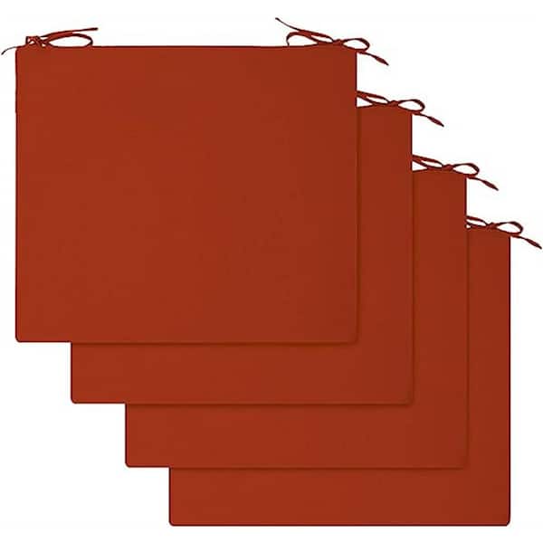 Unbranded 18.5 in. x 16 in. x 3 in. Outdoor Chair Cushions Patio Cushions for Outdoor Furniture, Throw Pillow (Pack of 4)