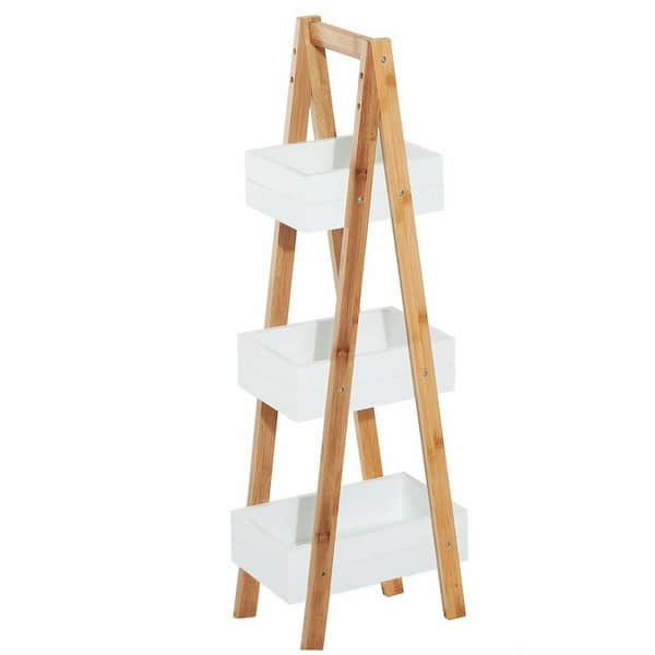 Newest Bamboo Bathroom Storage 3 Tier Corner Shelf Rack Unit Shelves Stand  - China Bamboo Bathroom Storage Rack, Wall-Mounted Bamboo Bathroom Towel  Rack