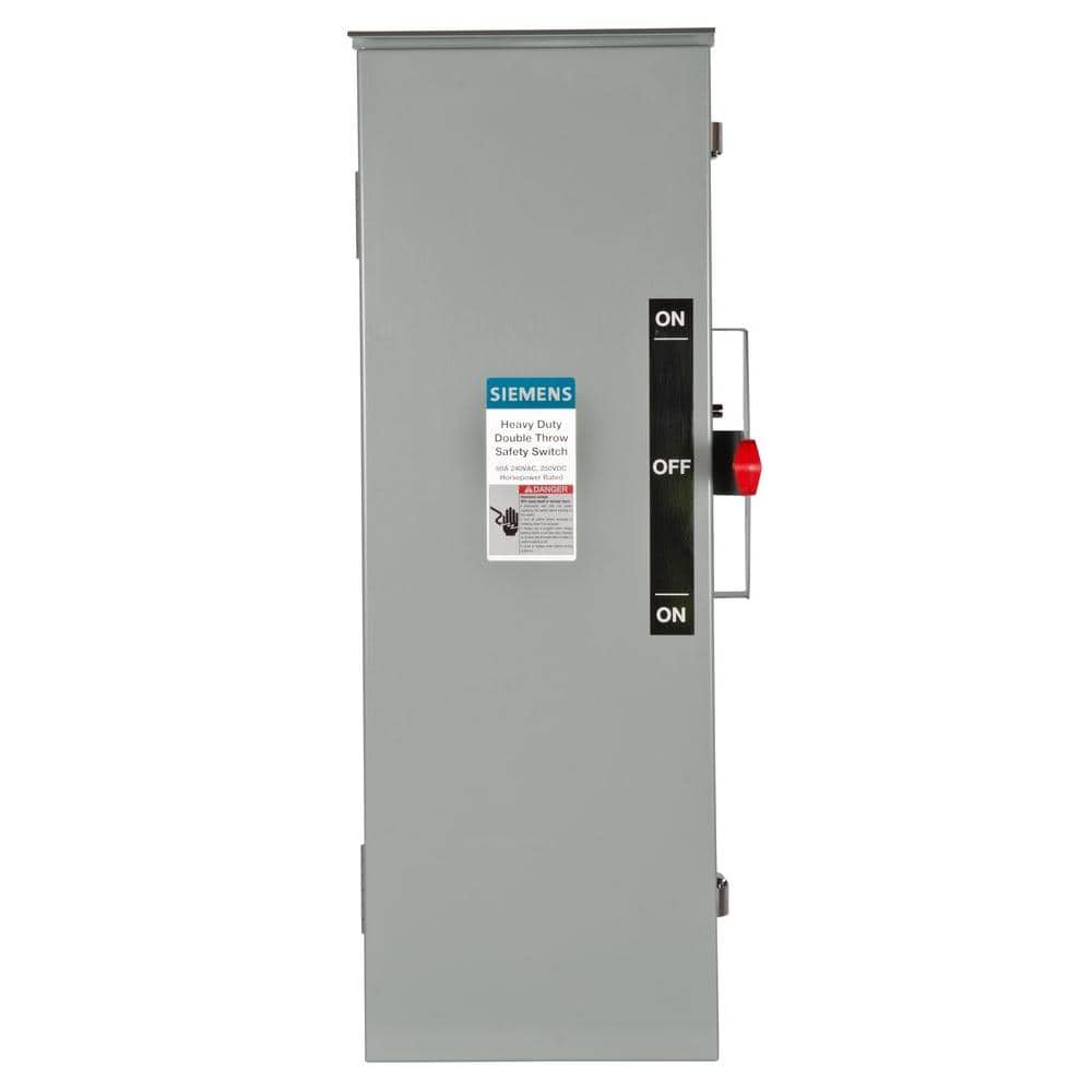 UPC 783643453951 product image for Siemens Double Throw 100 Amp 240-Volt 3-Pole Outdoor Fusible Safety Switch | upcitemdb.com