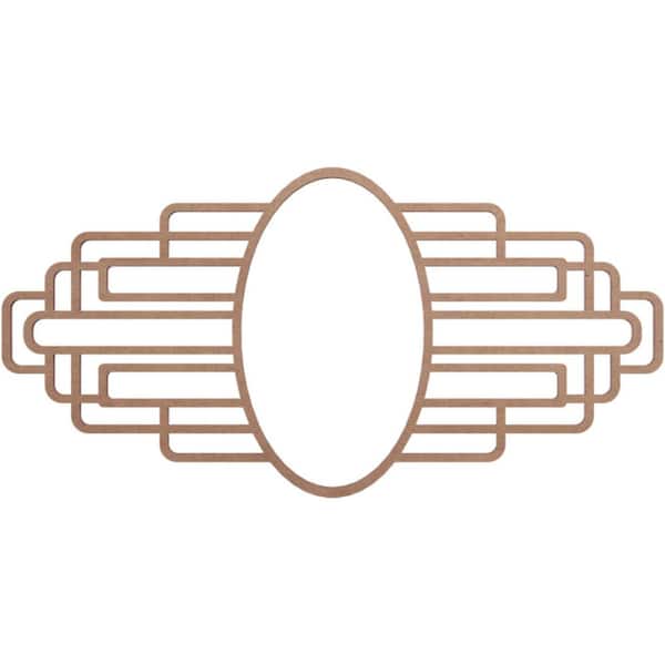 Ekena Millwork 0.25 in. x 6 in. x 8 in. Wood Medallion Moulding