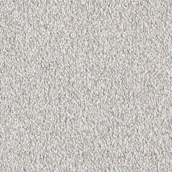 8 in. x 8 in. Texture Carpet Sample - Silver Mane II -Color Dover Cliffs