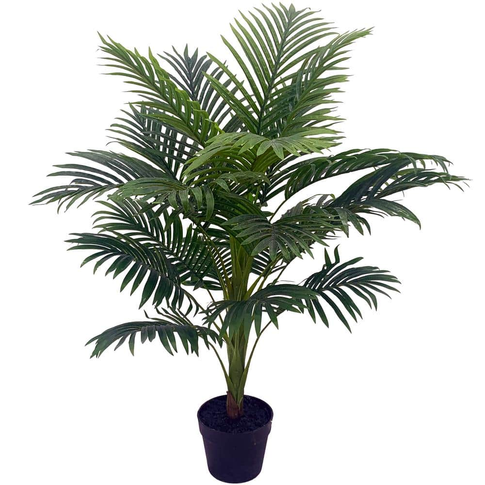 LCG SALES INC Artificial 38-inch Palm Tree in Pot 20TFP83 - The Home Depot