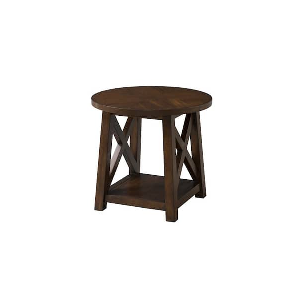 Unbranded Brown Accent End Table