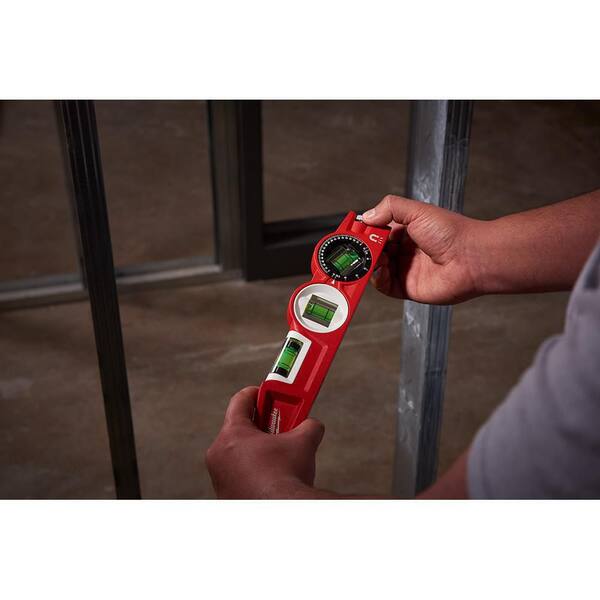 Milwaukee 72 in. REDSTICK Box Level with 10 in. 360 Locking Die Cast Torpedo Level (2-Piece)
