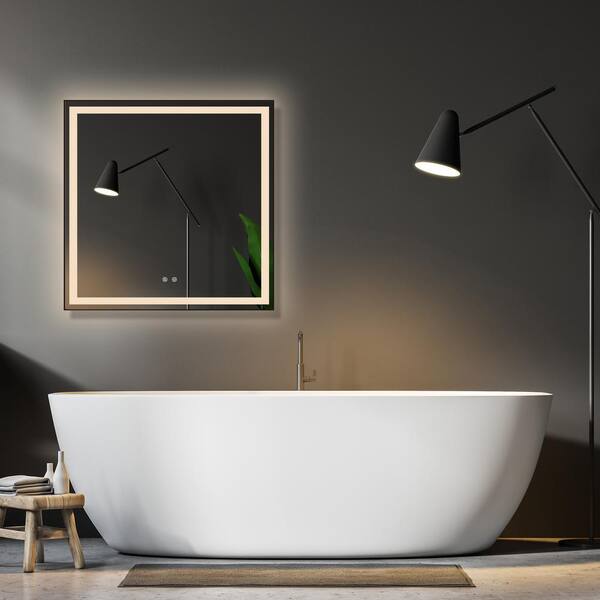 NTQ 36 in. W x 36 in. H LED Medium Square Framed Anti-Fog NTQ 36 in. W x 36 in. H LED Medium Square Framed Anti-Fog