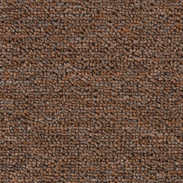 Main Rail 20 - Saddle - Brown 20 oz. Polyester Loop Installed Carpet