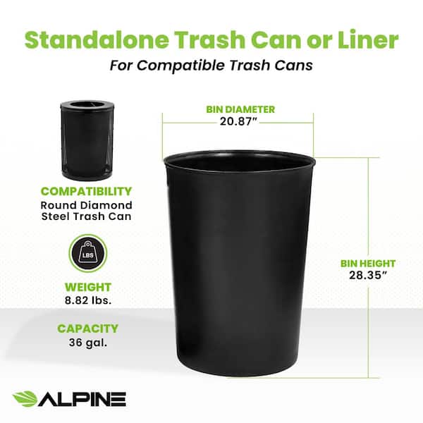 Alpine Industries 36 Gal. Heavy-Duty Thermoplastic Polymer