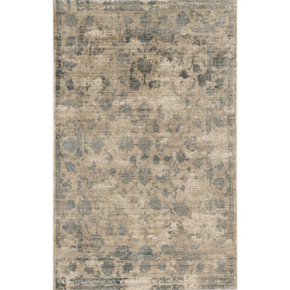 Astrid Sand/Blue 7 ft. x 10 ft. Medallion Vintage Hand-Loomed Area Rug price history on PriceWatchPro
