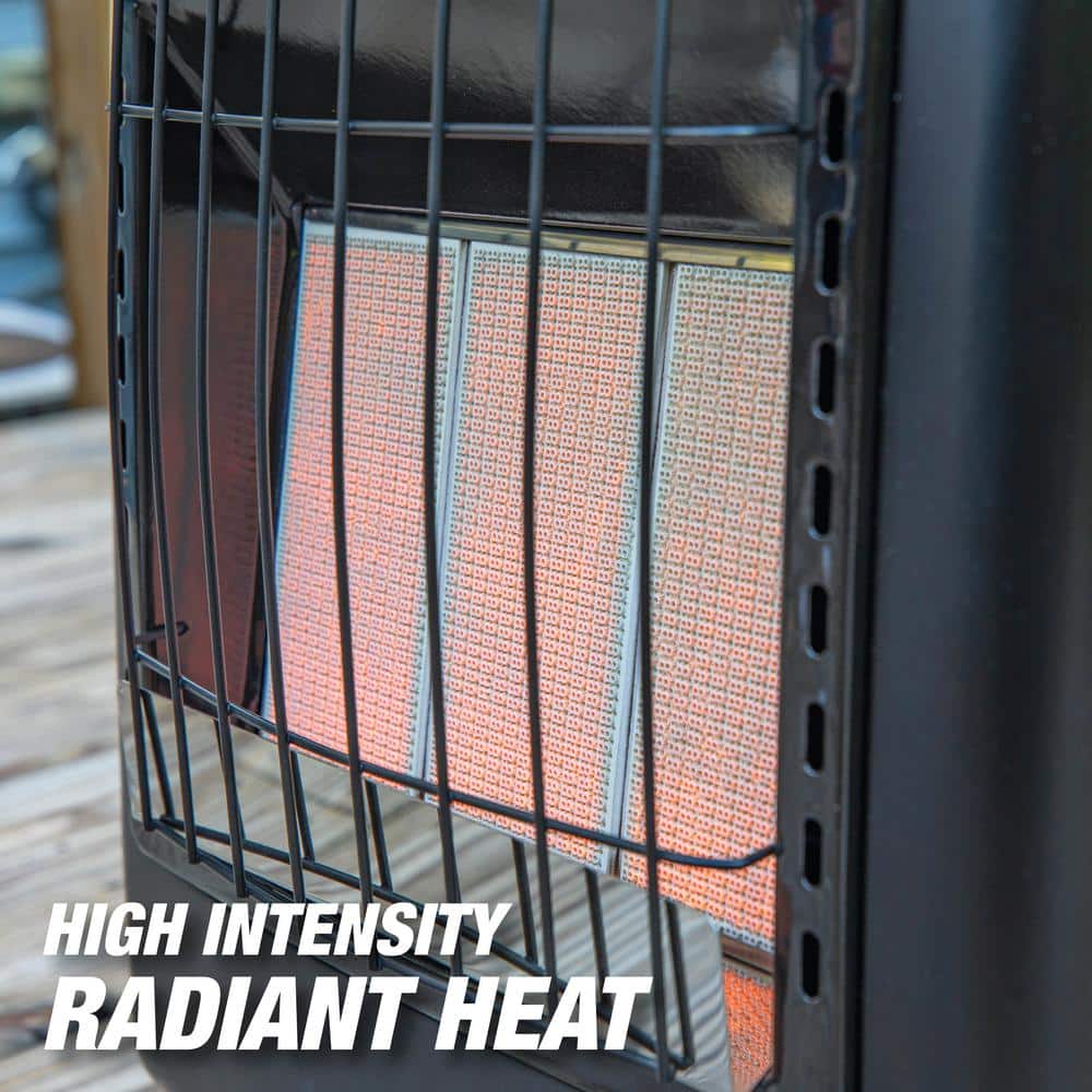 Mr. Heater Black Steel Portable Propane Radiant Heater