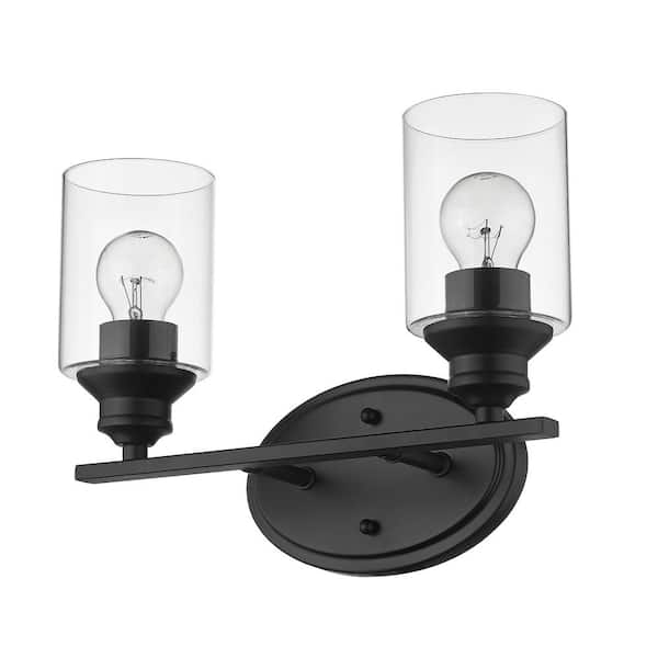 Acclaim Lighting Gemma 2-Light Matte Black Vanity
