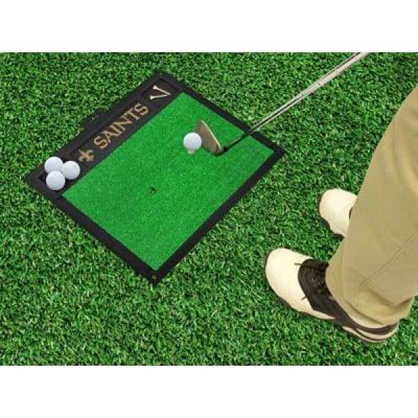 NFL New Orleans Saints 17 in. x 20 in. Golf Hitting Mat 15468 - The Home  Depot