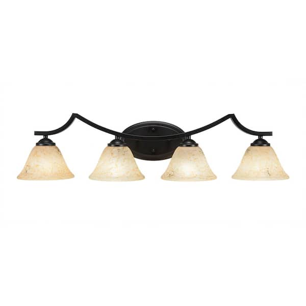 Unbranded Cleveland 8.5 in. 1-Light Matte Black Vanity Light