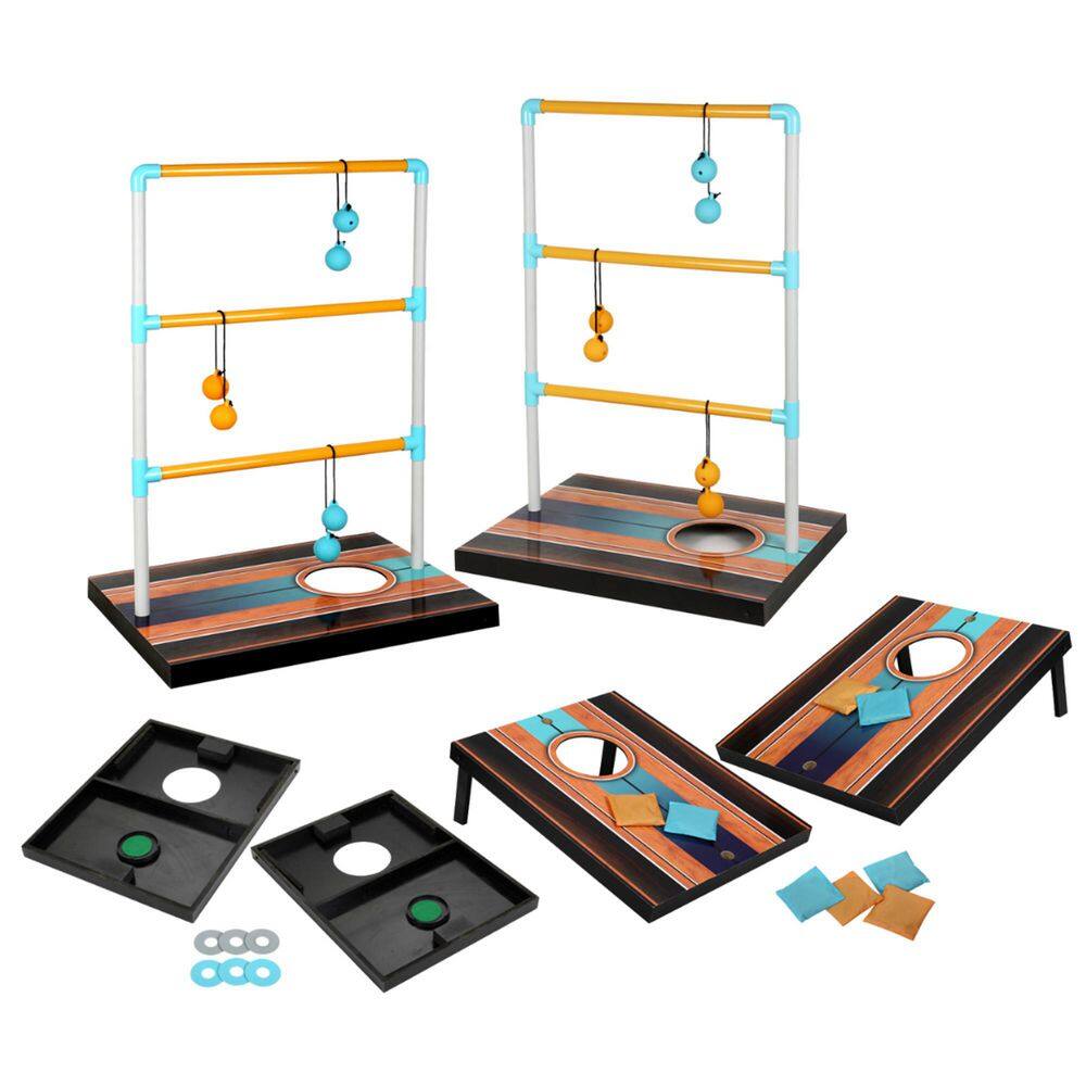 Triple Play 3-in-1 Toss Game for Bean Bag, Washer Toss and Ladder Toss with