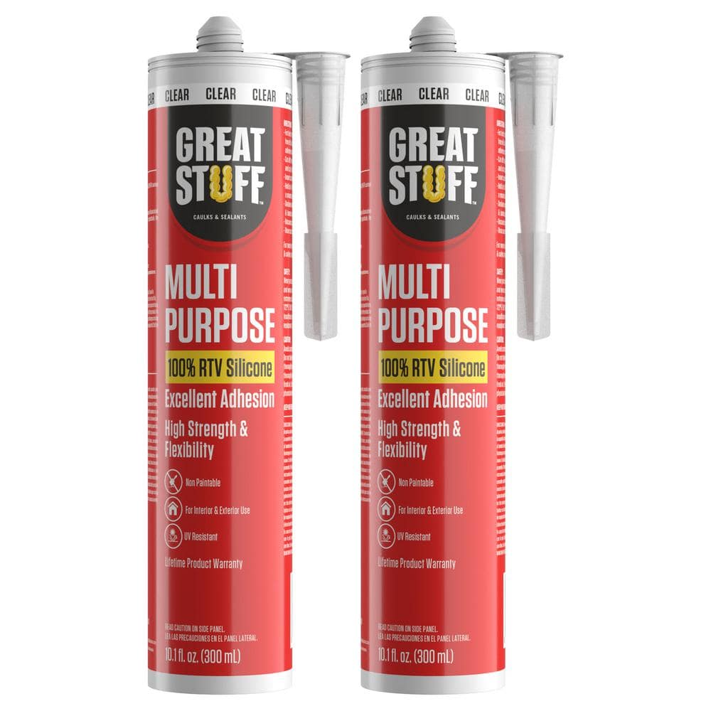 Great Stuff Multipurpose 100% RTV Silicone Sealant Caulk - Great Stuff -  National Adhesive