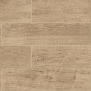 Meadow Wood Soft Brown 6 in. x 24 in. Glazed Porcelain Floor and Wall Tile (15 sq. ft. / case)