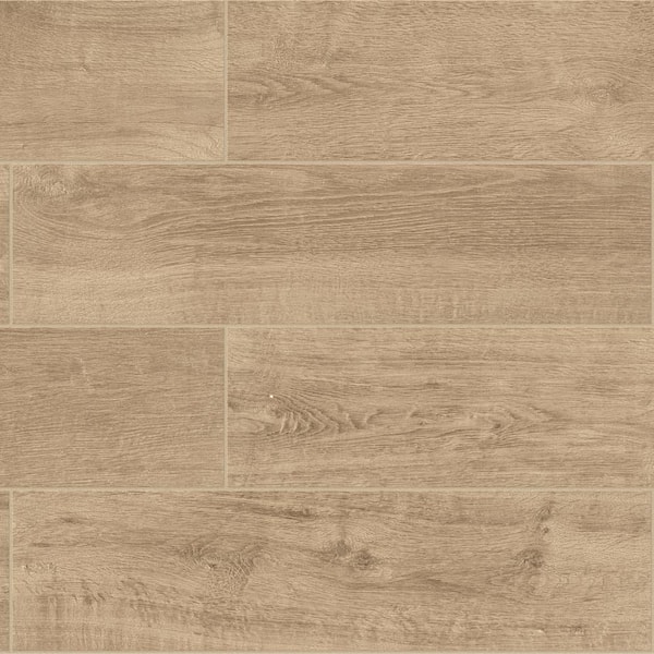 Daltile Meadow Wood Soft Brown 6 In X, Home Depot Porcelain Tile Wood