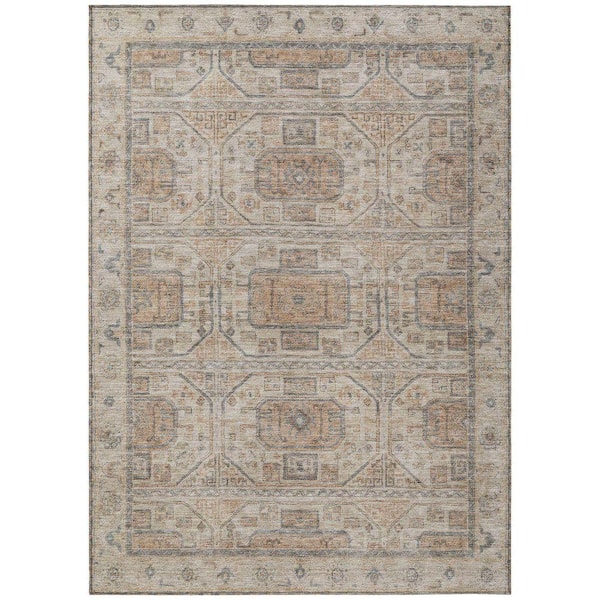 Chantille Machine Washable Indoor/Outdoor Abstract ACN1919 Beige 10 ft. x 14 ft. Area Rug