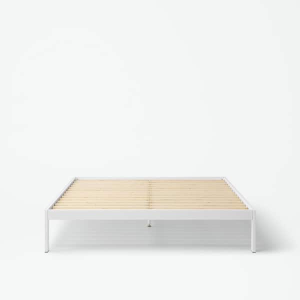 TUFT & NEEDLE Essential White Metal Frame Queen Platform Bed