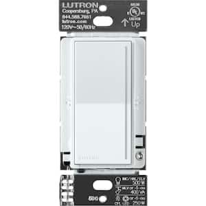 Sunnata Pro LED+ Touch Dimmer Switch, 500W ELV/MLV, 250W LED, Single Pole/Multi Location, Glacier White (ST-PRO-N-GL)