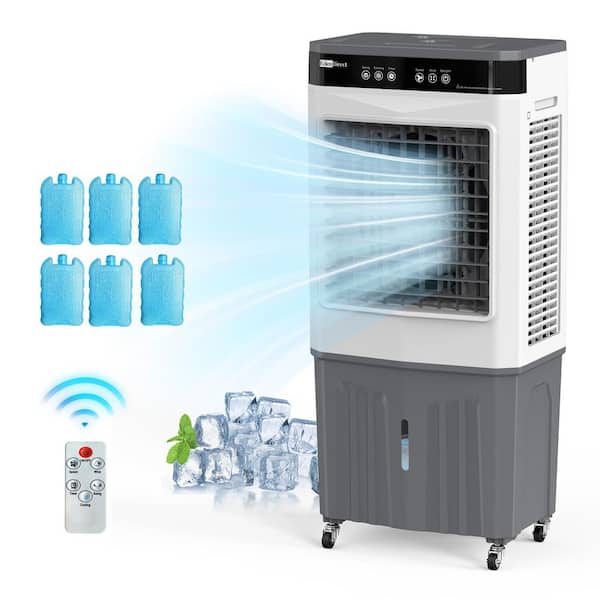 2100 CFM Evaporative Cooling Bathroom Exhaust Fan with Remote Control, Coverage area 750 sq.ft.