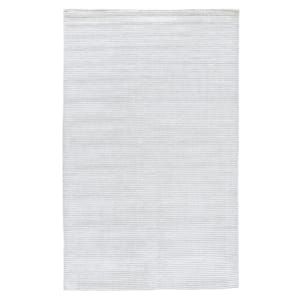 Parta Hand-Loomed White 10 ft. x 14 ft. Solid Area Rug