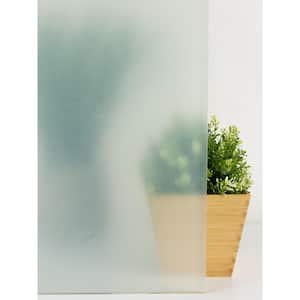 Transparent White Self Adhesive Window Film Set of 2