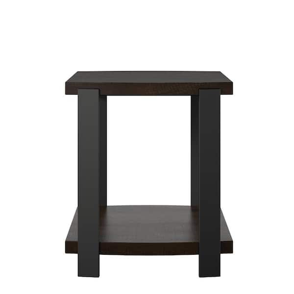 Out ioHOMES Grand Frenners End Table with Drawer Espresso Inside HOMES
