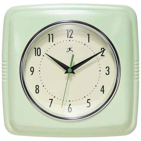 Square Retro Meadow Mist Wall Clock