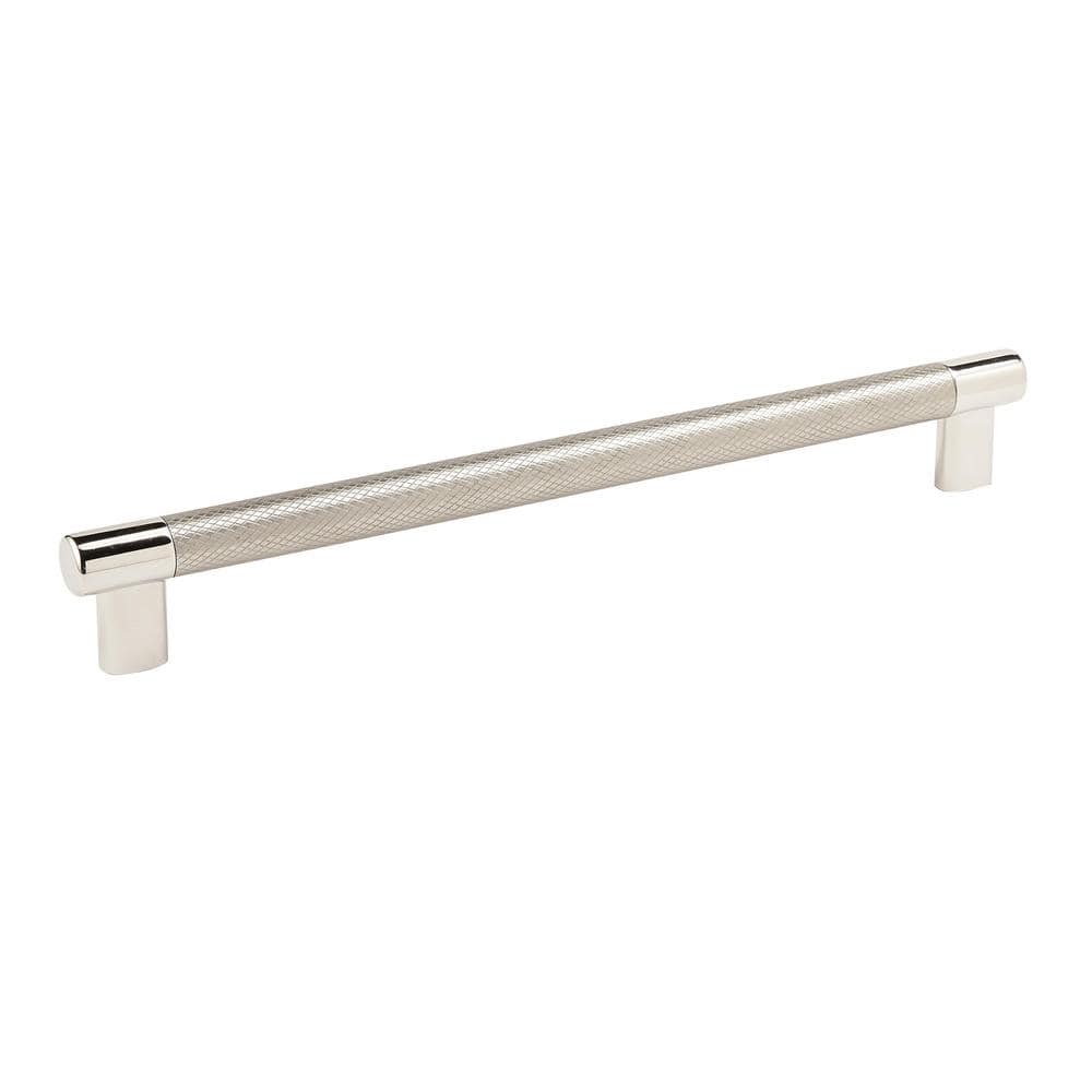 Esquire 10-1/16 in. (256mm) Modern Polished Nickel/Stainless Steel Bar Cabi