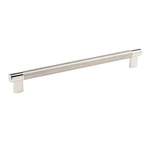 Esquire 10-1/16 in (256 mm) Polished Nickel/Stainless Steel Drawer Pull