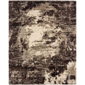 Zenith Earth Tones 7 ft. 7 in. x 9 ft. 7 in. Abstract Area Rug